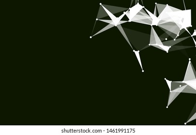 Abstract Vector Polygonal Background for Business