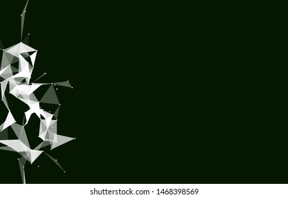 Abstract Vector Polygonal Background for Business