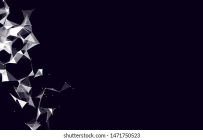 Abstract Vector Polygonal Background for Business