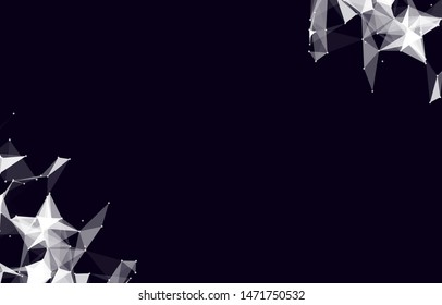 Abstract Vector Polygonal Background for Business