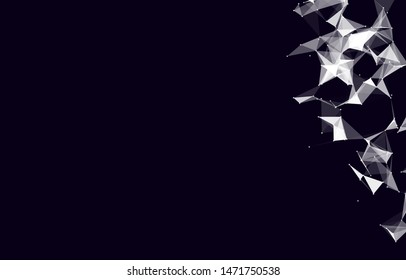 Abstract Vector Polygonal Background for Business