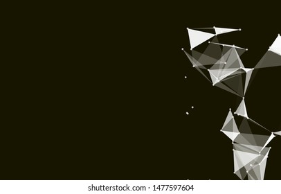 Abstract Vector Polygonal Background for Business