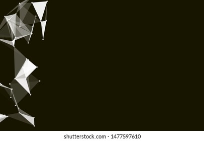 Abstract Vector Polygonal Background for Business