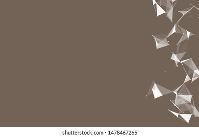 Abstract Vector Polygonal Background for Business