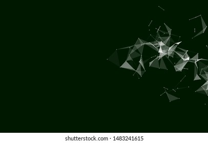 Abstract Vector Polygonal Background for Business