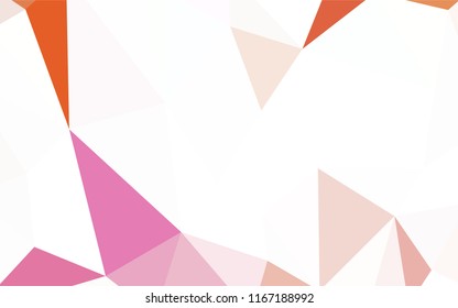 Abstract vector polygonal background. Colorful illustration in triangular style with gradient. Backdrop for your design, pattern.