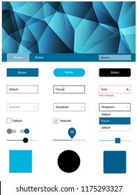 Abstract vector polygonal background. Colorful illustration in triangular style with gradient. Backdrop for your design, pattern.