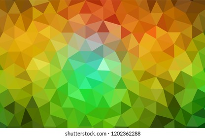 Abstract vector polygonal background. Colorful illustration in triangular style with gradient. Backdrop for your design, pattern.