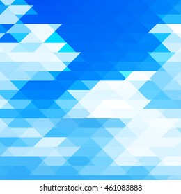 Abstract vector polygonal background. Consist of triangles. Vector illustration. Design template. EPS 10