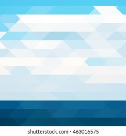 Abstract vector polygonal background. Consist of triangles. Vector illustration. Design template. EPS 10
