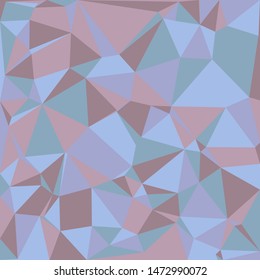 Abstract vector polygonal background. Delaunay triangles pattern.