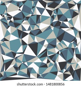 Abstract vector polygonal background. Delaunay triangles pattern.