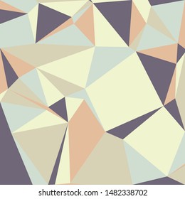 Abstract vector polygonal background. Delaunay triangles pattern.