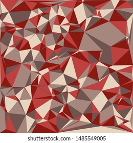 Abstract vector polygonal background. Delaunay triangles pattern.
