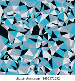 Abstract vector polygonal background. Delaunay triangles pattern.