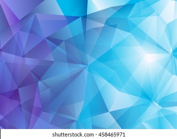 Abstract vector polygonal background for use in design 