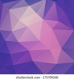 Abstract vector polygonal background for Your design.