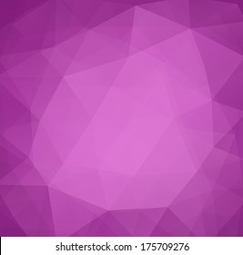 Abstract vector polygonal background for Your design.