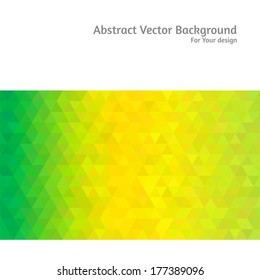 Abstract vector polygonal background for Your design