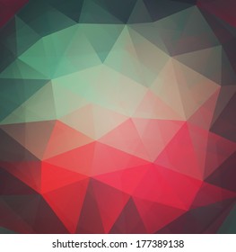 Abstract vector polygonal background for Your design