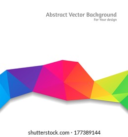 Abstract vector polygonal background for Your design