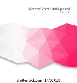 Abstract vector polygonal background for Your design