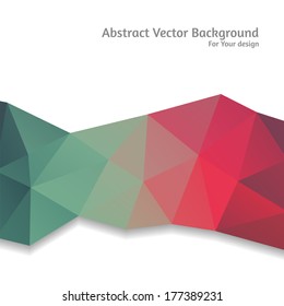 Abstract vector polygonal background for Your design