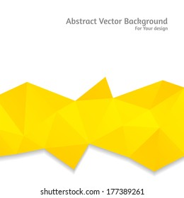 Abstract vector polygonal background for Your design