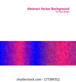Abstract vector polygonal background for Your design