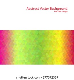 Abstract vector polygonal background for Your design