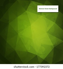 Abstract vector polygonal background for Your design