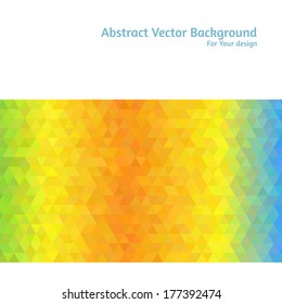 Abstract vector polygonal background for Your design