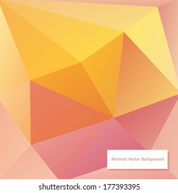 Abstract vector polygonal background for Your design