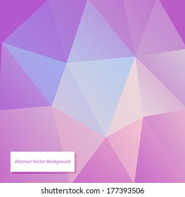 Abstract vector polygonal background for Your design