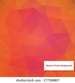 Abstract vector polygonal background for Your design