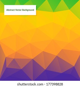 Abstract vector polygonal background for Your design