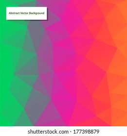 Abstract vector polygonal background for Your design