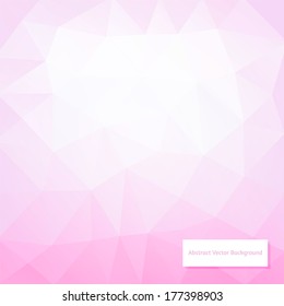 Abstract vector polygonal background for Your design