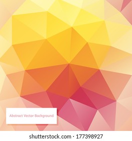 Abstract vector polygonal background for Your design