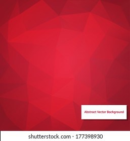 Abstract vector polygonal background for Your design