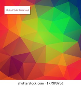 Abstract vector polygonal background for Your design