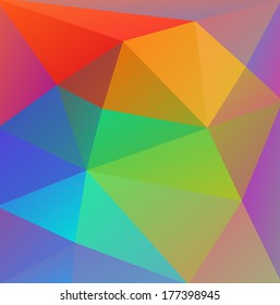 Abstract vector polygonal background for Your design