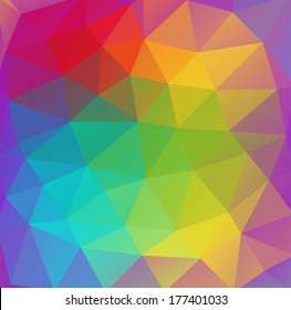 Abstract vector polygonal background for Your design