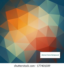 Abstract vector polygonal background for Your design