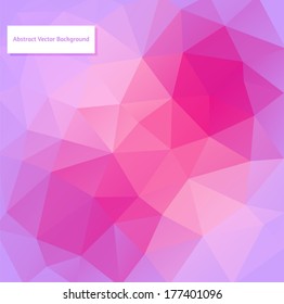 Abstract vector polygonal background for Your design