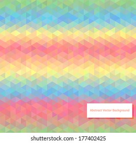 Abstract vector polygonal background for Your design