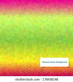 Abstract vector polygonal background for Your design