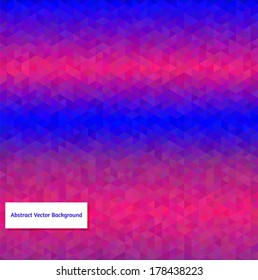 Abstract vector polygonal background for Your design