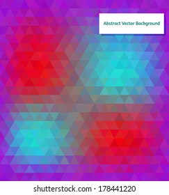 Abstract vector polygonal background for Your design