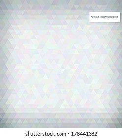 Abstract vector polygonal background for Your design